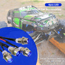 4pcs 5mm 4 LED Light for 1/12 1/18 1/10 1/8 Axial Scx10 Traxxas Hpi Rc4wd R