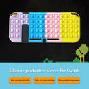 Silicone Soft Protective Cover for NS Switch Console Push Bubble Case (2) Newly