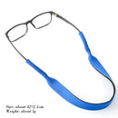 Eyeglasses Straps Sunglasses Lanyard Sports Anti Slip Cord Holder (Blue)