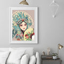 Chinese Opera DIY Diamond Painting Special Shaped 5D Handwork Wall Picture