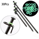 Fluorescent Outdoor Camping Fishing Rod Rings Tents Accessories Tent Nail Ring