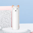 Mini Personal Cooling Handheld Fan Portable Foldable Rechargeable (White)