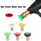 5 pcs Pressure Washer Spray Tips Nozzles High Power Kit Set 1/4" C8T5 Quick W1P2
