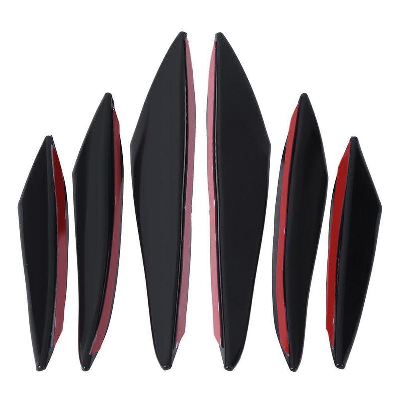 6pcs Car Front Bumper Stickers Trims Set Exterior Styling Accessory for Mercedes