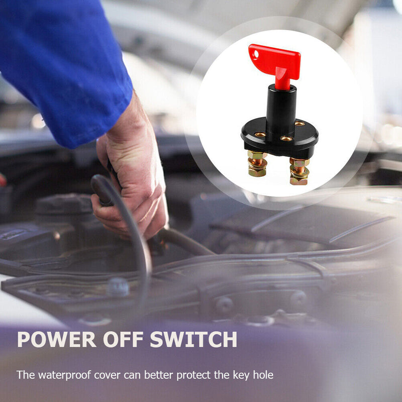 24V Car Battery Switch Power Isolator Disconnect Cut Off Main Kill Switch f