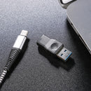 Asiprop USB-C Female (Type C) to USB 3.0 Male (Type A) Adapter Male Converter