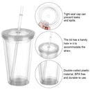 Reusable Straw Cup Drinking Cup Water Bottle With Lid Drink Tea Milk Mug