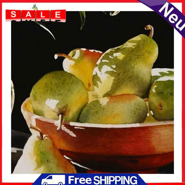 DIY Digital Picture Pear Frameless Painting By Numbers Art Handicraft Drawing