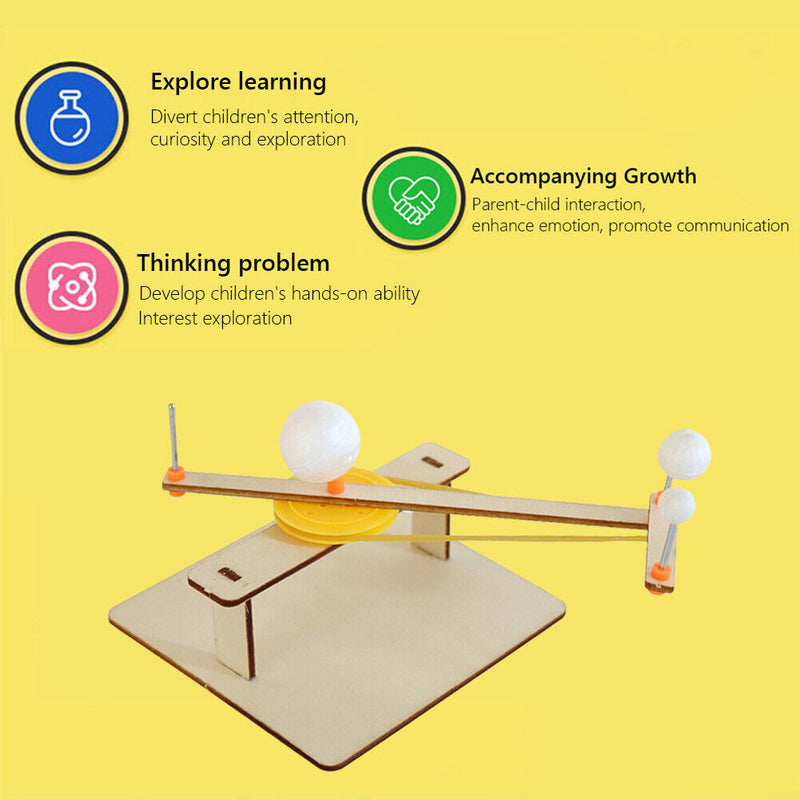 DIY Earth Moon Sun Assembled Kits Kids Science Geography Materials Toys
