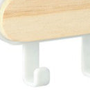 Wooden Hanger Storage Rack Punch Free Home Decorative Behind Door Back Racks