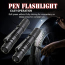 Torch with Clip Compact Handheld Pen Flashlight Pen light Super Mini Penlight