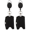 Sided Name Card Card Sleeve ID Card Badge Holder Retractable Badge Holder