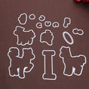 Horse Silicone Stamps Cutting Dies Stencil DIY Scrapbooking Album Decor