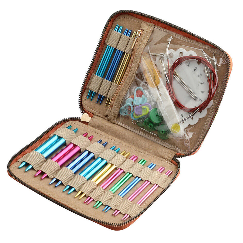13pair Interchangeable Circular Crochet Kit with Accessories (ck169 c5) Newly