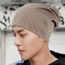 Women Men Autumn Winter Warm Hat Solid Color Streetwear Skullies Beanies Caps