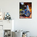 N/A 5D DIY Full Drill Diamond Painting Motorcycle Cross Stitch Embroidery Kit