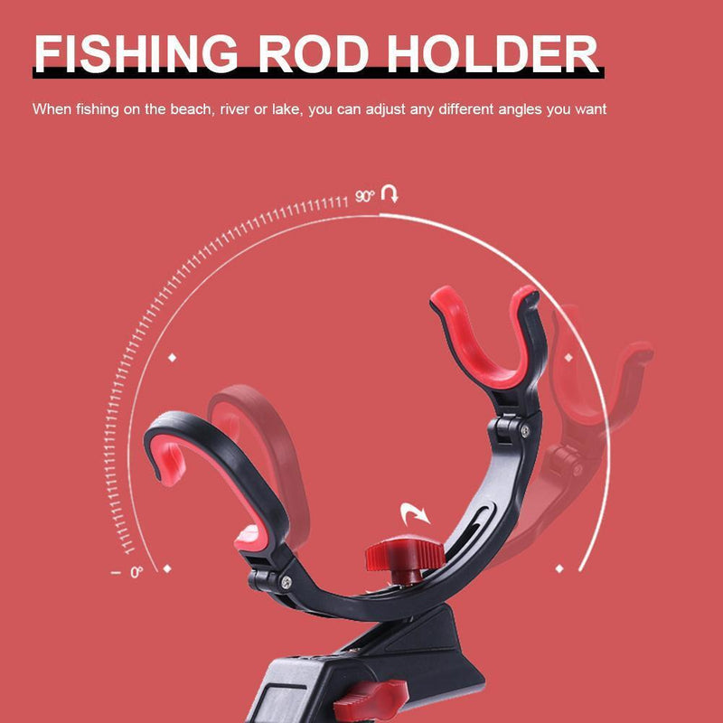 Fishing Pole Holder Foldable Bracket Sea Lake Fish Rod Rack Stand (Single)