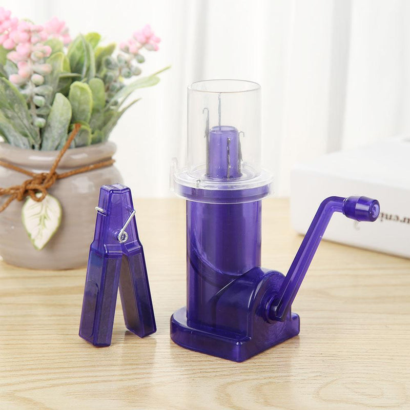 DIY Hand-operated Embellish-Knit Knitting Machine Spool Knitter Weave Tool