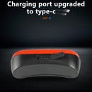 Motorcycle Bike Helmet Night Safety Signal Warning Light LED Rechargeable`