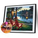 Lakeside 5D Full Drill Diamond Painting Embroidery DIY Cross Stitch Decor