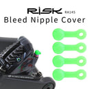 20pcs RISK Bicycle Bleed Nipple Screw Cap Oil Disc Brake Dust Cover (Green)