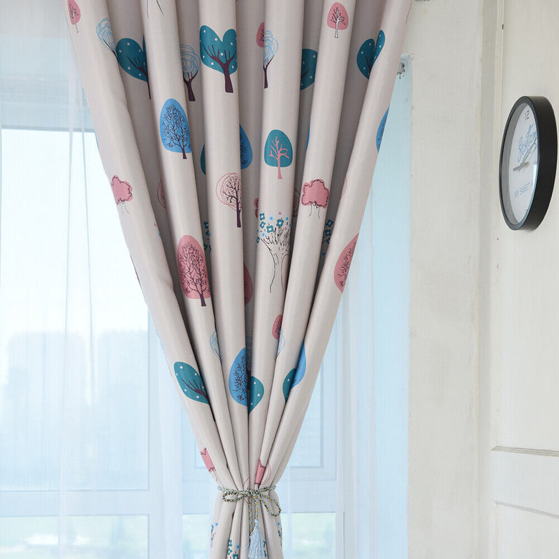 Window Curtain Drape Textile Printing Scarfs Valances for Bedroom Balcony