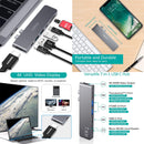 For Macbook Pro/Air Thunderbolt 3 USB C Hub Adapter 4K TV Monitor CHOETECH