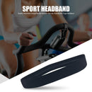 Elastic Absorbent Sweat Bands Silicone Anti-slip Sweatband HairBand (Black)