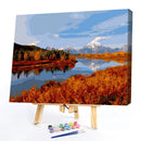 DIY Digital Painting By Numbers Landscape Picture Frameless Wall Art Room Decor