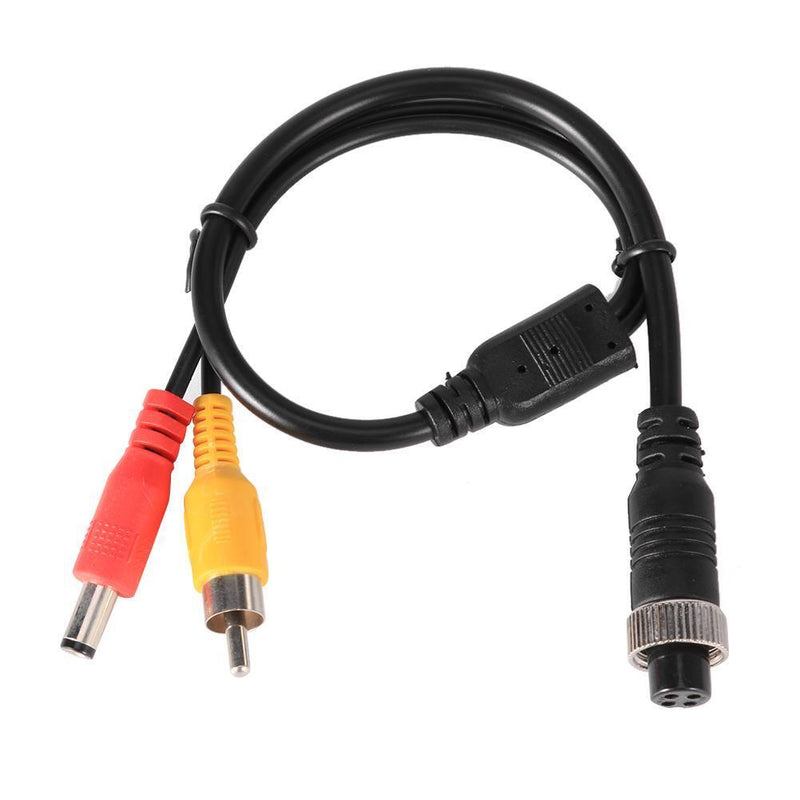 Aviation Head to RCA Male DC Male Extension Cable Adapter for Camera (B) Newly