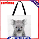 Jumper Car Tote Bag with Koala Print, Casual, Large, 40 x 40 cm