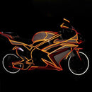 8M Waterproof Reflective Stickers Fluorescent Safety MTB Bike S