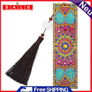DIY Special Shaped Diamond Painting Leather Bookmark with Tassel Office Supplies