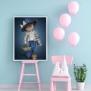 DIY Diamond Painting Kits Cartoon Girl Full Round Drill Wall Picture Decorati