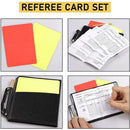 Sport Football Soccer Referee Wallet Notebook with Yellow Card Card And Red L4E0