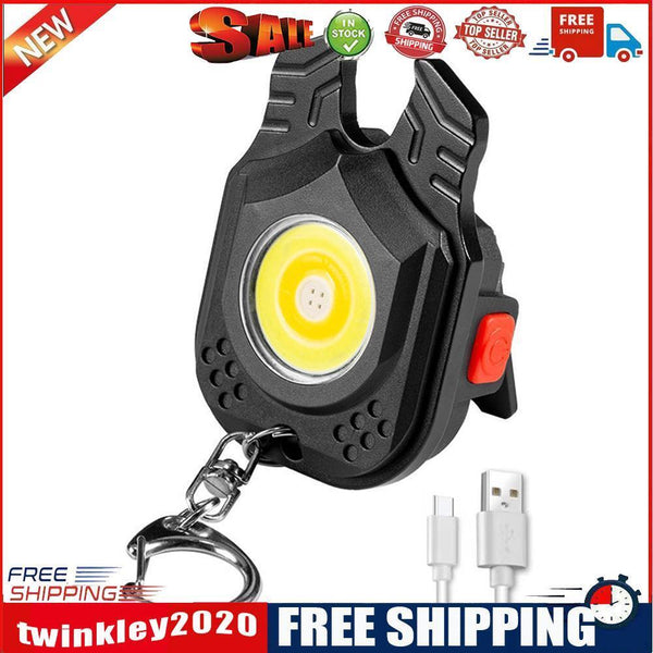 Flash Light Pocket Clip Type-C USB Rechargeable Mini Portable Flashlight