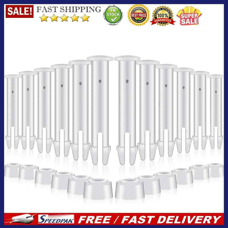12 Packs Pool Joint Pins with Rubber Seal for Intex Round Metal Frame Pool Pa