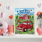 Canvas Painted Oil Paint By Numbers Red Car DIY Wall Art Modern Bedroom Decor