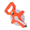 100m Open Reel Retractable Fiberglass Tape Measure Metric Measuring Ruler Newly