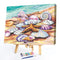Sea Shells Oil Paint By Numbers Kits DIY Handpainted on Canvas Wall Art