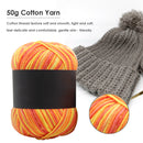 Gradient Color Milk Cotton Yarn Scarf Sweater Crochet Knitting Yarn (L) Newly