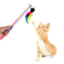 Rabbit Feather Mouse Rod for Cat Funny Playing Interactive Toys Pet Supplie