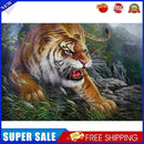 5D DIY Diamond Painting Fierce Tiger Cross Stitch Embroidery Mosaic Kit Set