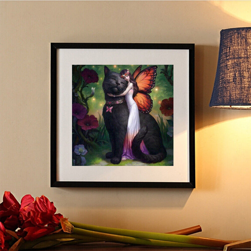 Beauty Cat 5D Diamond Painting Embroidery DIY Cross Stitch Home Decor Gifts