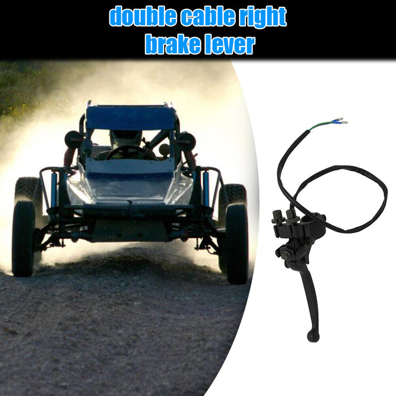 7/8 Dual Pull Right Brake Lever with Parking Brake for 50cc 110cc ATV Quad