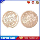 #A Fire Paint Sealing Wax Stamp Head Round Rose Garden for Wedding Invitation De
