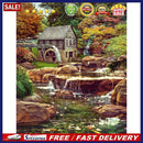 Diamond Painting Woods Village Stream Full Square Drill Rhinestone Cross St