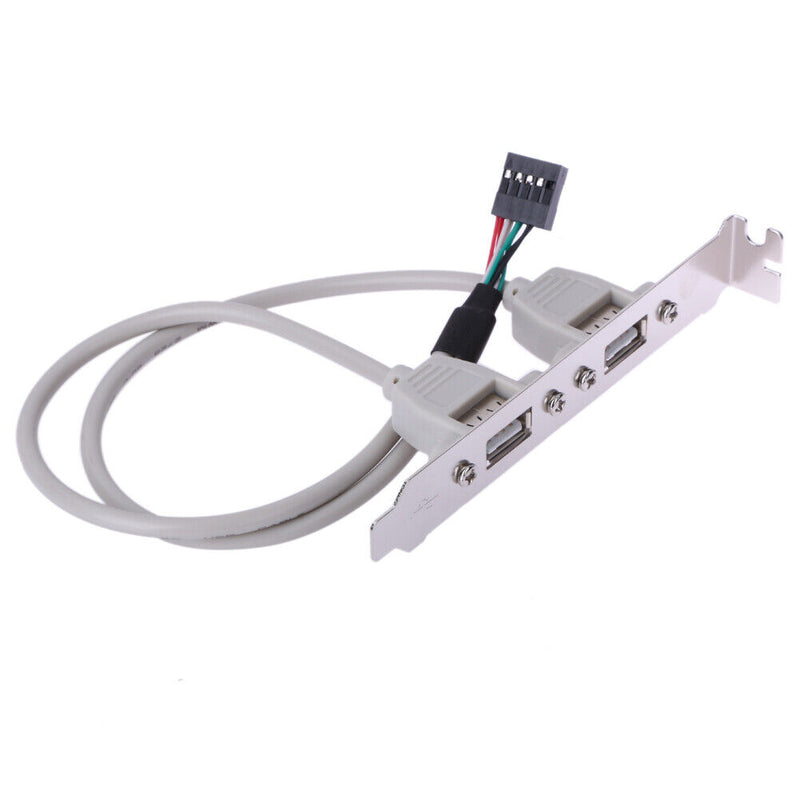 Motherboard USB 2.0 Cable Adapter Rear Disk Holder