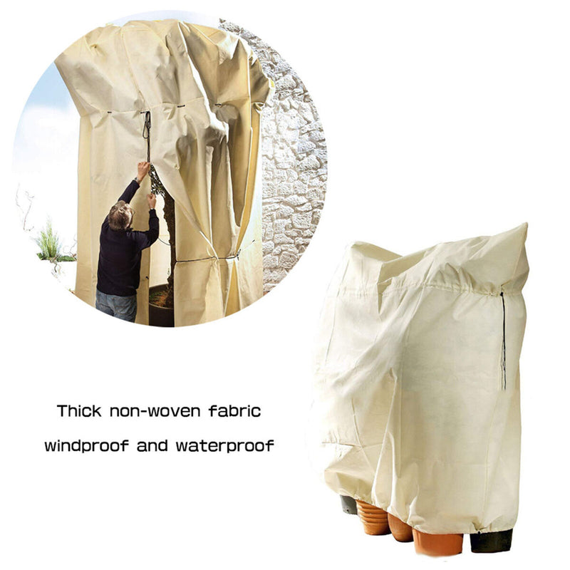 Plant Cover - 2pcs Protection Frost Blankets Anti-Freeze Plant Protection Bags