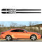 2pcs Side Body Vinyl Decals Long Stripe Stickers for Mercedes-Benz (Black) Newly